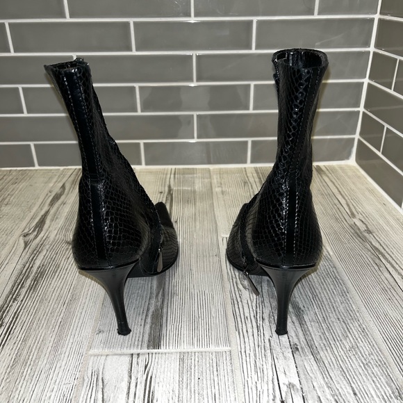 Linea Paolo black leather pointed toe bootie size 8.5 - Picture 3 of 12